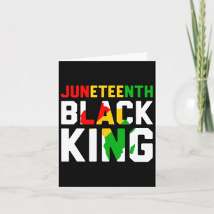 Carte Awesome Junetdix Black King Melanin Fête des pères