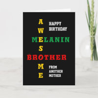 Awesome Melanin Brother Une autre mère Anniversair