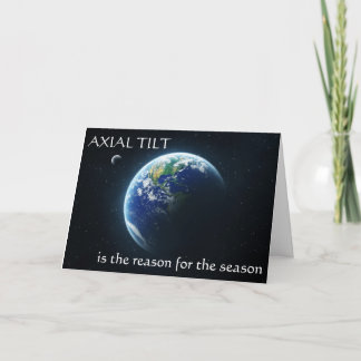 Carte axiale de solstice d'hiver d'inclinaison