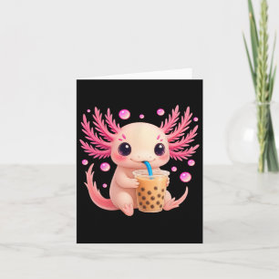Carte Axolotl Bubble Bo Tea Anime Cute Kawaii Filles Ado