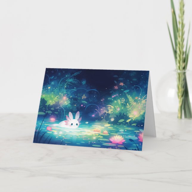 Carte Axolotl Enchanted Pond (Devant)