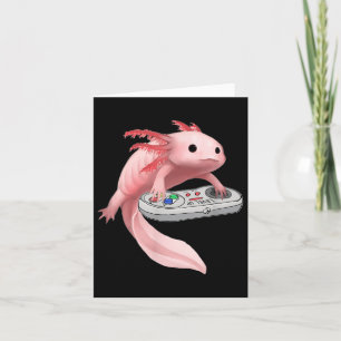 Carte Axolotl Poisson Jouer Jeu Vidéo White axolotl Liza