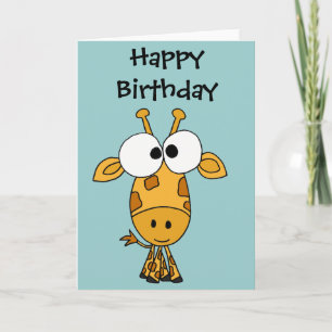 Carte AY- Funny Giraffe Cartoon