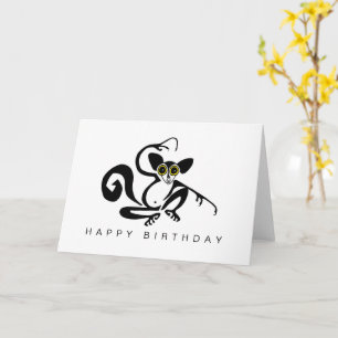 Carte AYE-AYE - Animaux sauvages - Nature - Vert