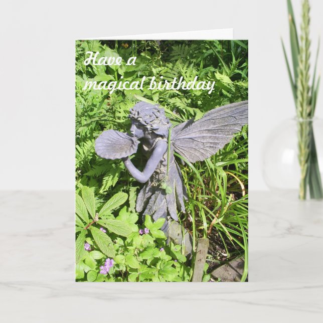 Carte Ayez un anniversaire magique (Devant)