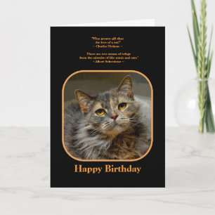 Carte Ayez un chat Tortoiseshell Birthday