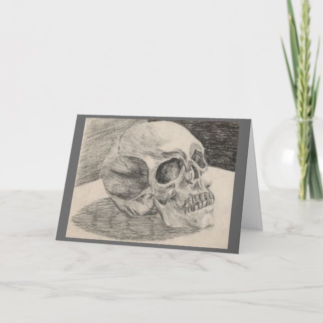Carte Ayez un Halloween de Os-Refroidissement ! (Devant)