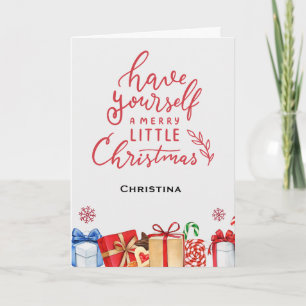 Carte Ayez un joyeux petit nom de Noël