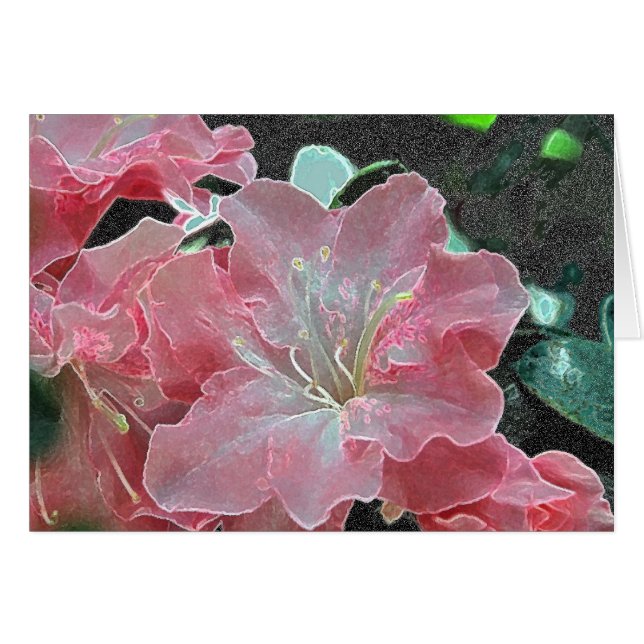 Carte Azalea mystique (Devant horizontal)