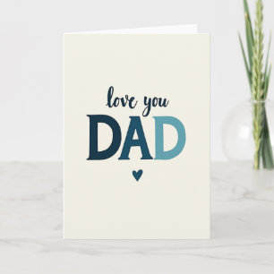 Carte Azure Papa Je T'aime