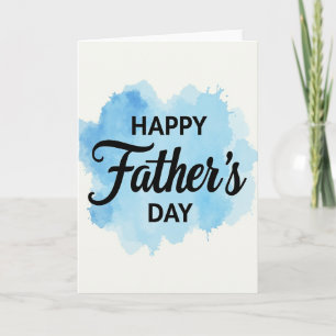 Carte Azure Splash pour la Fête des Pères