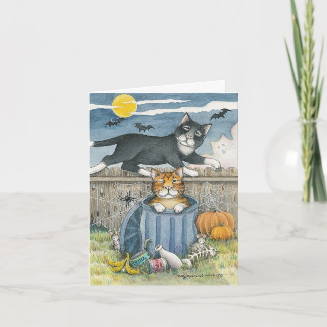 Carte B & T #33 Note d'Halloween (Devant)