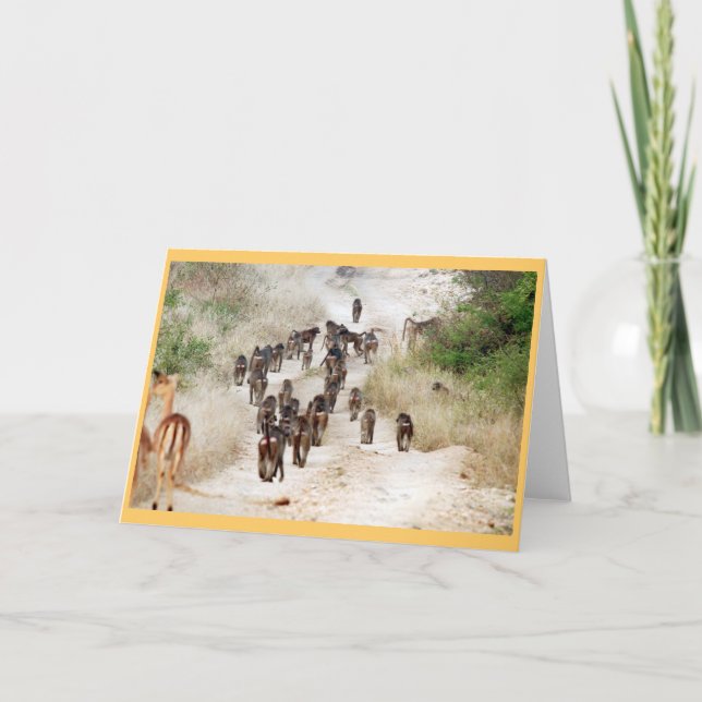 Carte Baboon rush hour (Devant)