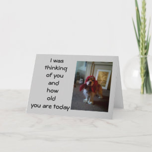 Carte BABUSHKA PUPPY "40ème" SOUHAIT D'ANNIVERSAIRE