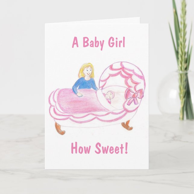 Carte Baby Girl card (Devant)