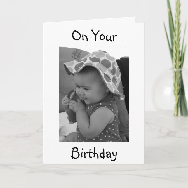 CARTE **BABY GRANDDAUGHTER'S BIRTHDAY* (Devant)