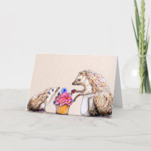 Carte Baby Hedgehog
