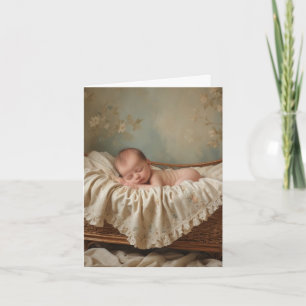 Carte Baby in Cradle Shower Card