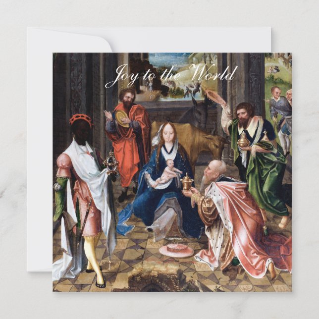 Carte Baby Jesus with the Maji (Devant)