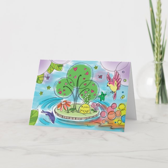 Carte ‘baby max’ Magical Place Greeting Card (Devant)