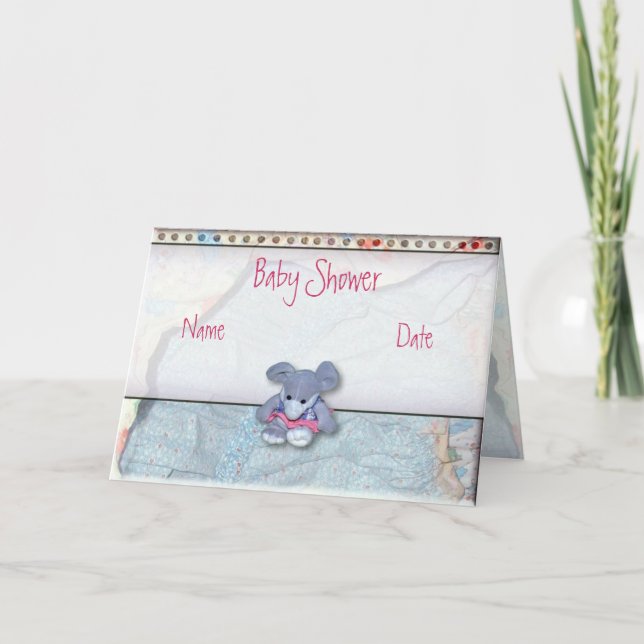 Carte baby shower (Devant)