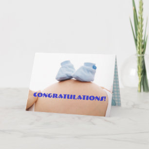 Carte Baby shower béant