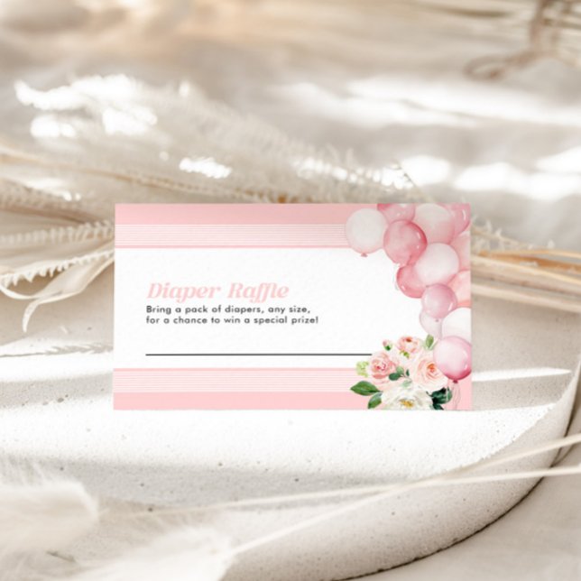 Carte Baby shower de carafe de couches rose (Créateur téléchargé)