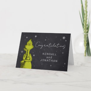 Carte Baby Shower Grinch Tableau Noir