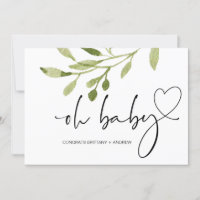 Baby shower Grossesse Félicitations Oh bébé