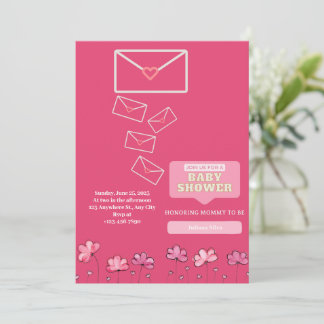 Carte baby shower Invitation