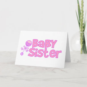 Carte Baby Sister