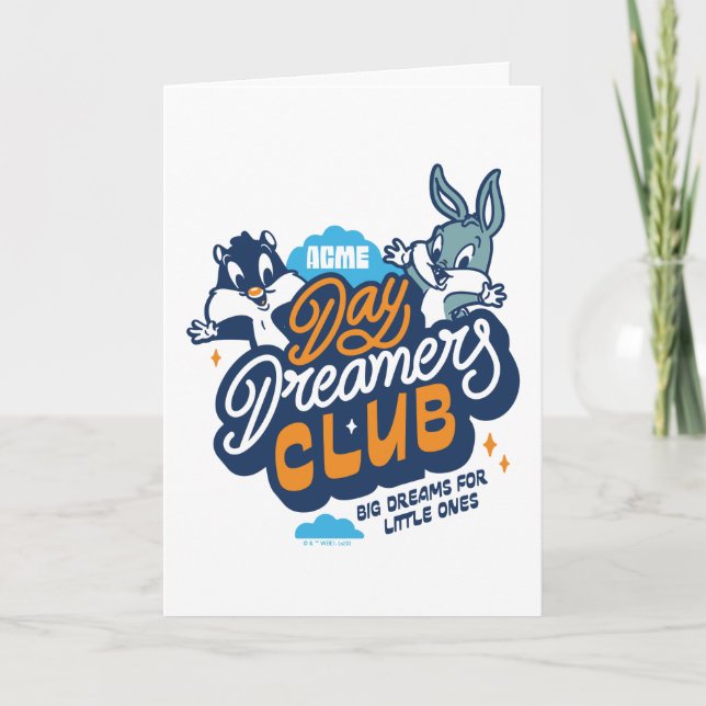 Carte Baby SYLVESTER™ & BUGS BUNNY™ Day Dreamers Club (Devant)