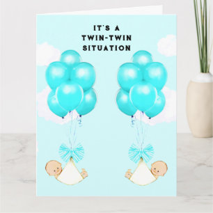 Carte Baby Twin Boys