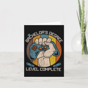 Carte Baccalauréat Niveau Complet Gamer Graduation C
