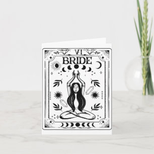 Carte Bachelor gothique céleste de Tarot Coven Bride