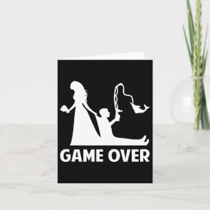 Carte Bachelor Mariage de la chambre de jeu