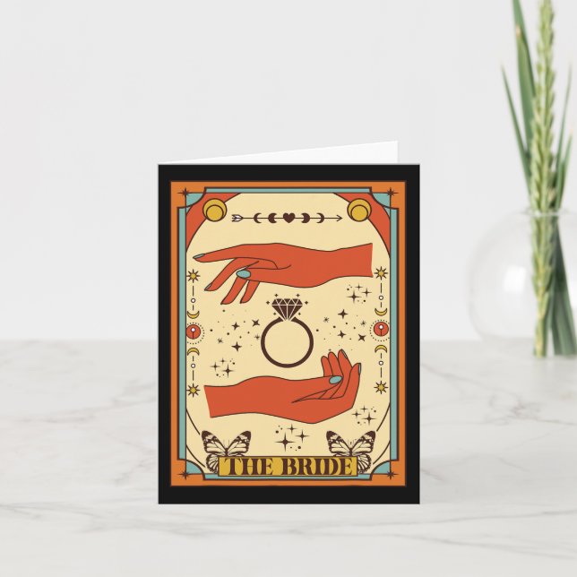 Carte Bachelorette Céleste Mystique La Mariée Ta (Devant)