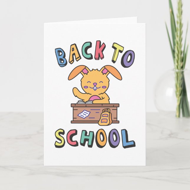 Carte Back to school (Devant)