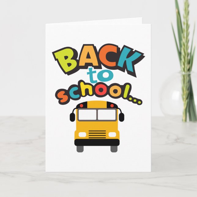 Carte Back to school (Devant)