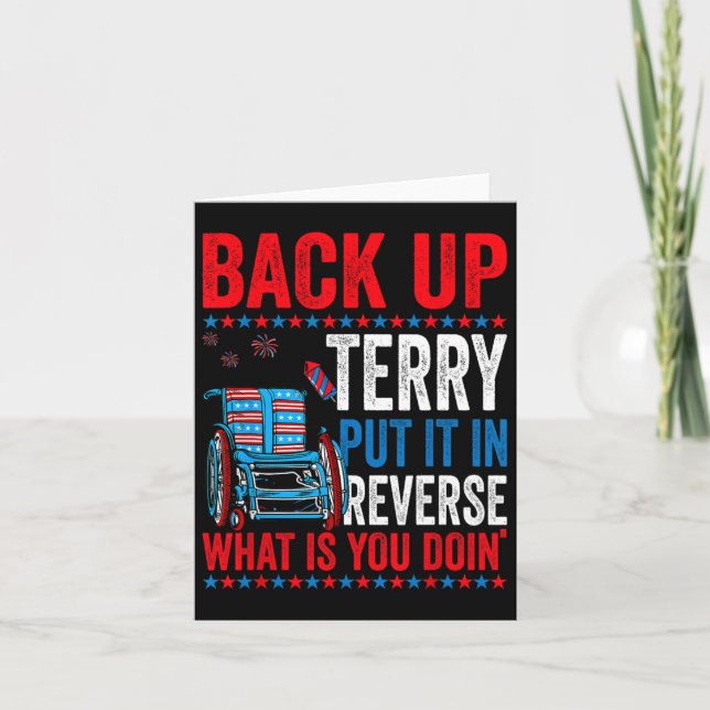 Carte Back Up Terry Le Mettre Dans Le Feu Inverse 4th De (Devant)