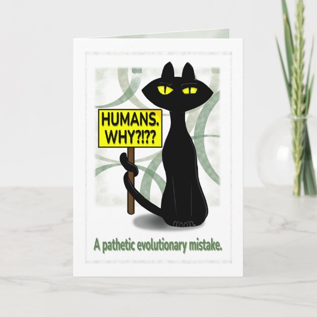 Carte Bad Boogie Funny Thank You Card (Devant)