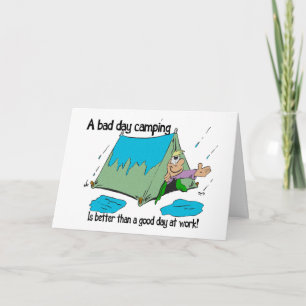 Carte Bad Day camping
