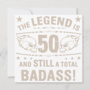 Carte Badass 50e anniversaire
