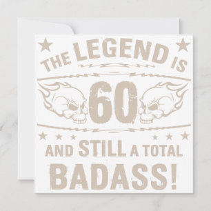 Carte Badass 60e anniversaire