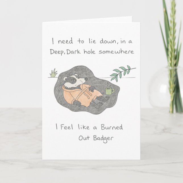 Carte Badger Burn Out (Devant)