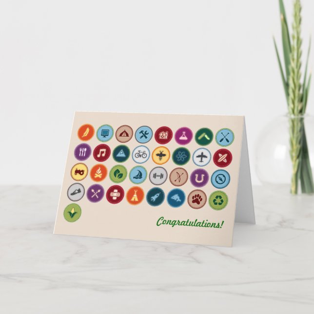 Carte Badges de mérite (Devant)