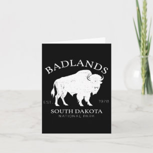 Carte Badlands National Park South Dakota Souvenir Hikin