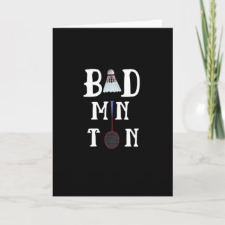 Carte Badminton 2