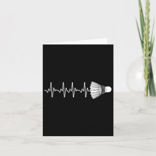 Carte Badminton Art Pour Hommes Femmes Badminton Lover B