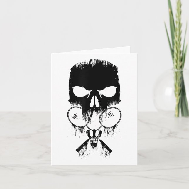Carte Badminton Badminton Raquettes Shuttle Game Badmint (Devant)